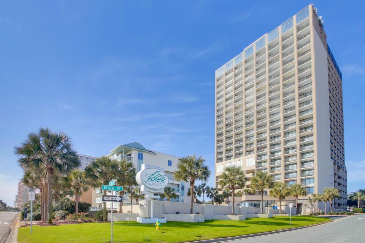 מירטל ביץ' Lively Views From The Balcony At Ocean Forest Plaza מראה חיצוני תמונה